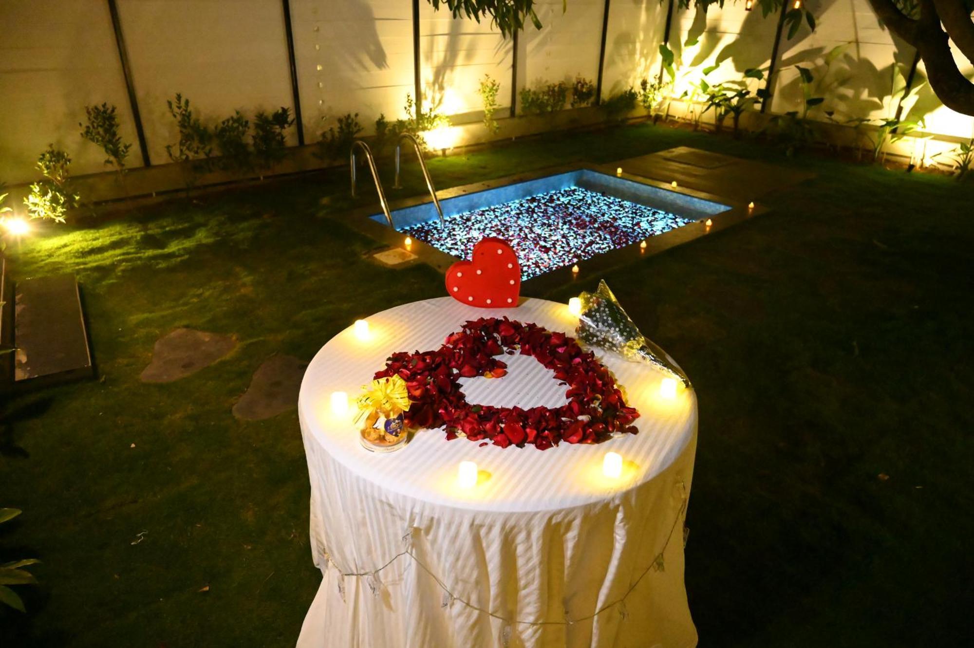 Rāmanagaram Aura Farms - Private Pool Cottages מראה חיצוני תמונה