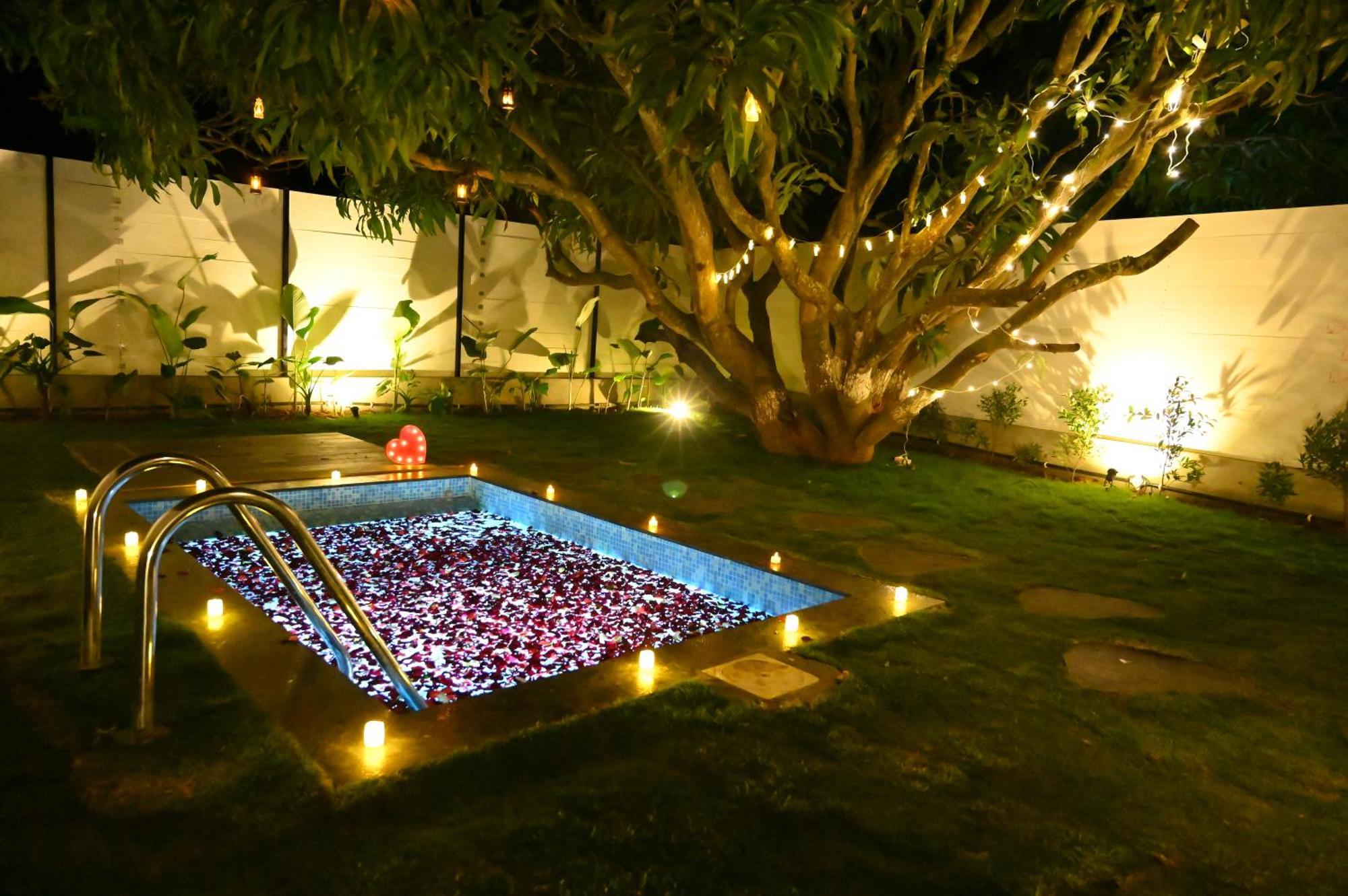 Rāmanagaram Aura Farms - Private Pool Cottages מראה חיצוני תמונה