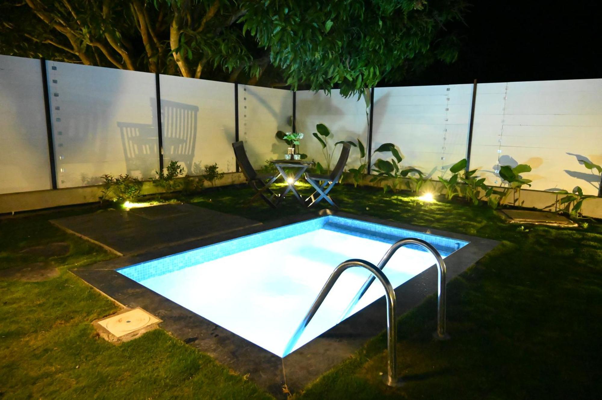 Rāmanagaram Aura Farms - Private Pool Cottages מראה חיצוני תמונה