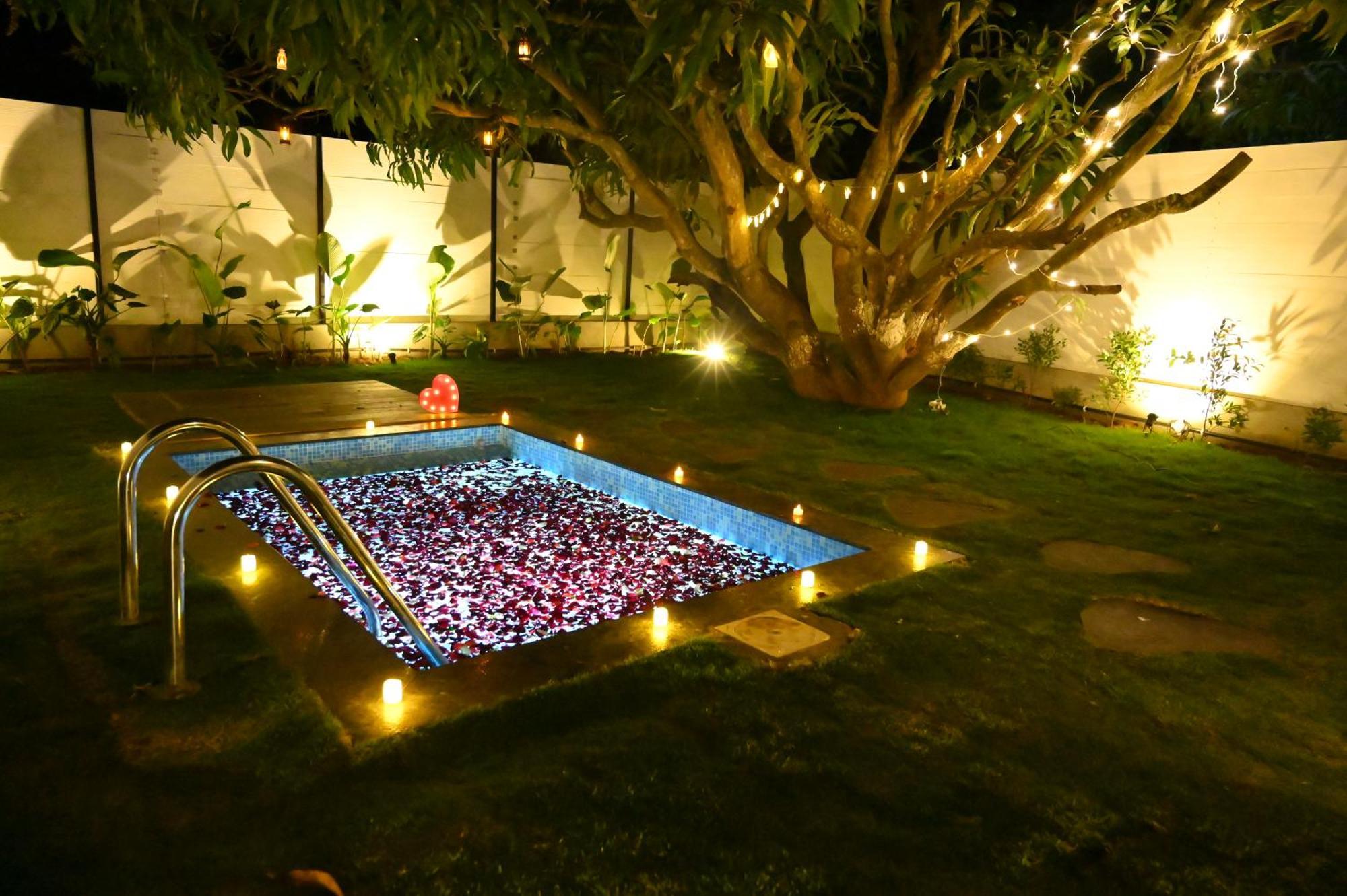Rāmanagaram Aura Farms - Private Pool Cottages מראה חיצוני תמונה