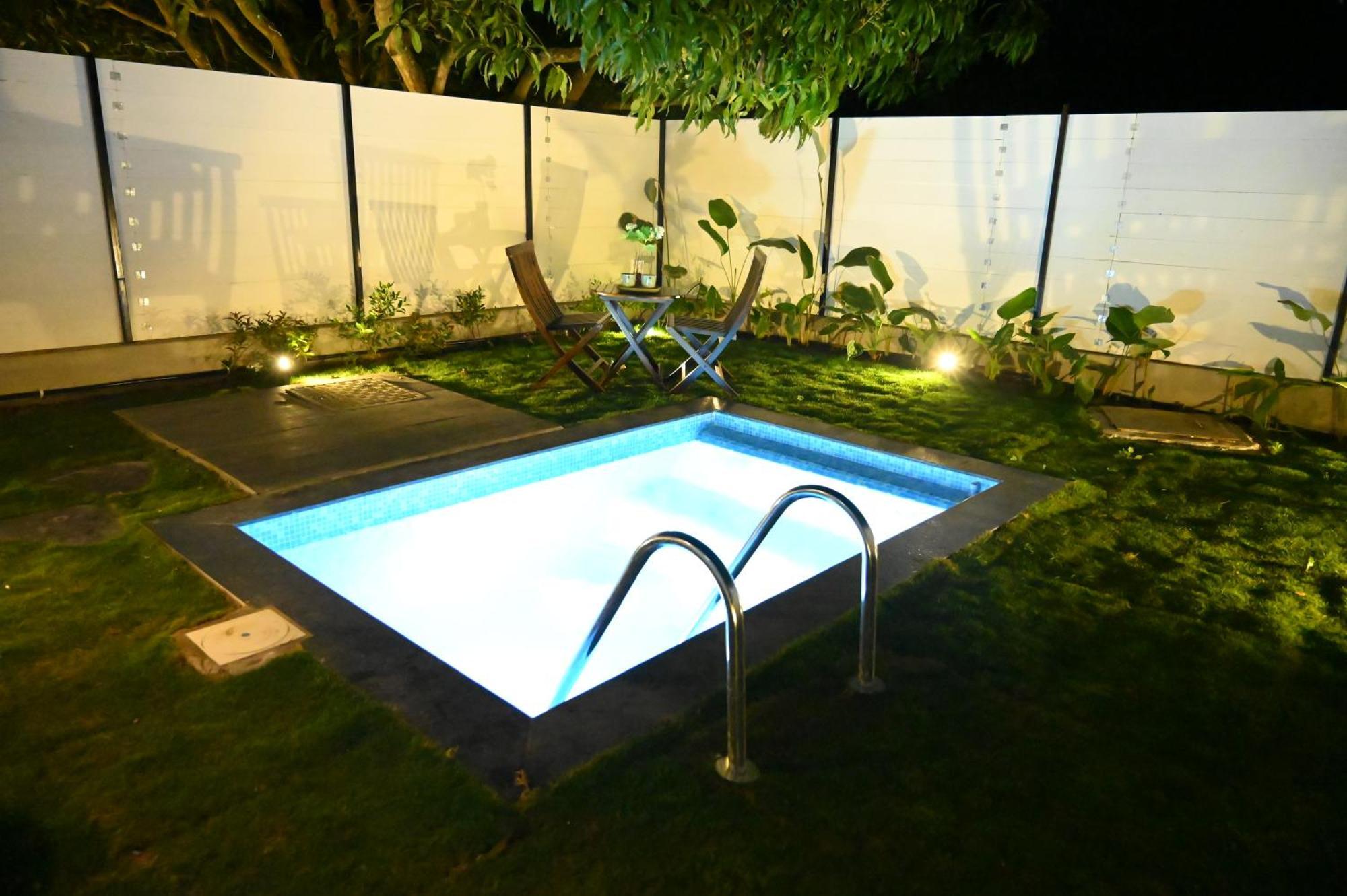 Rāmanagaram Aura Farms - Private Pool Cottages מראה חיצוני תמונה