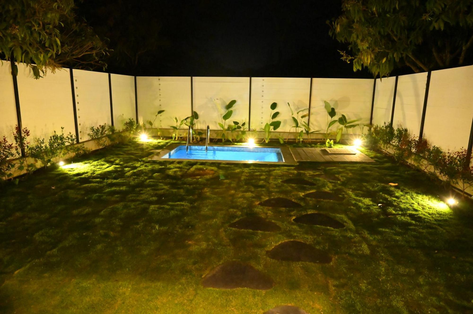 Rāmanagaram Aura Farms - Private Pool Cottages מראה חיצוני תמונה