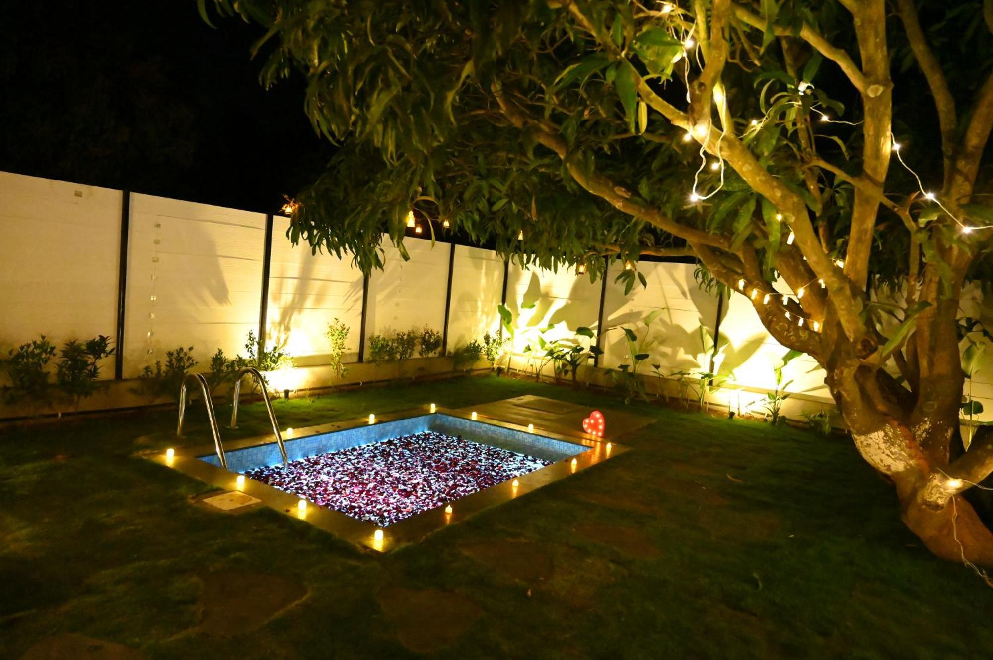 Rāmanagaram Aura Farms - Private Pool Cottages מראה חיצוני תמונה