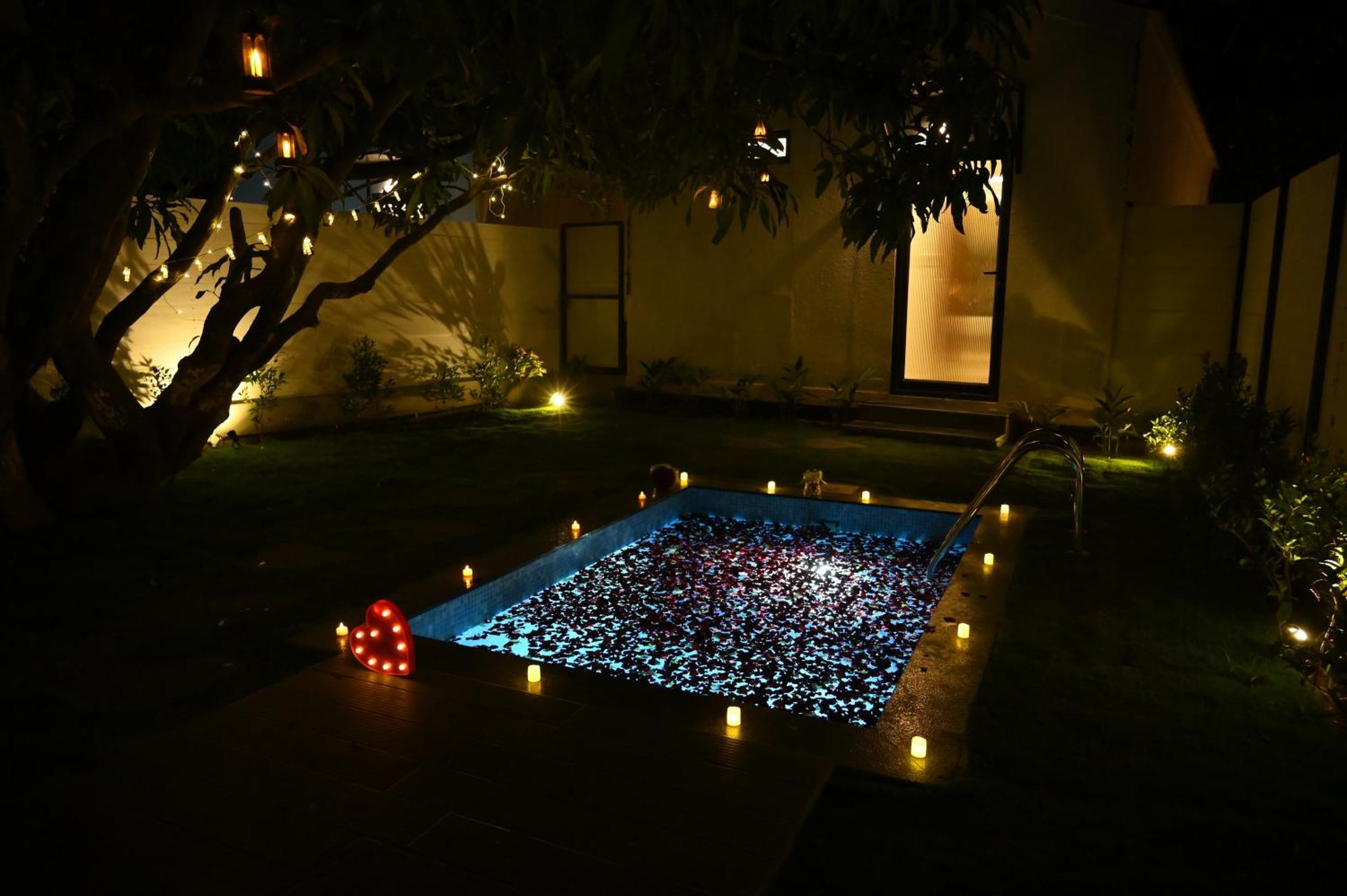 Rāmanagaram Aura Farms - Private Pool Cottages מראה חיצוני תמונה