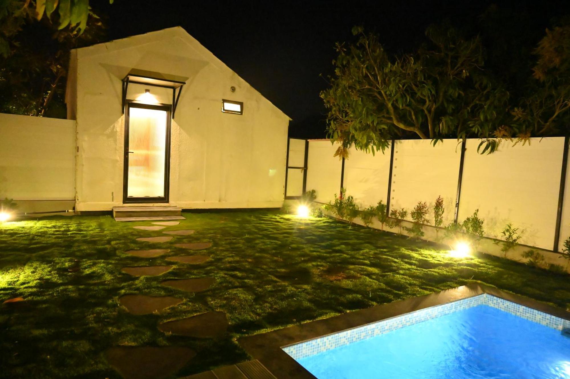 Rāmanagaram Aura Farms - Private Pool Cottages מראה חיצוני תמונה