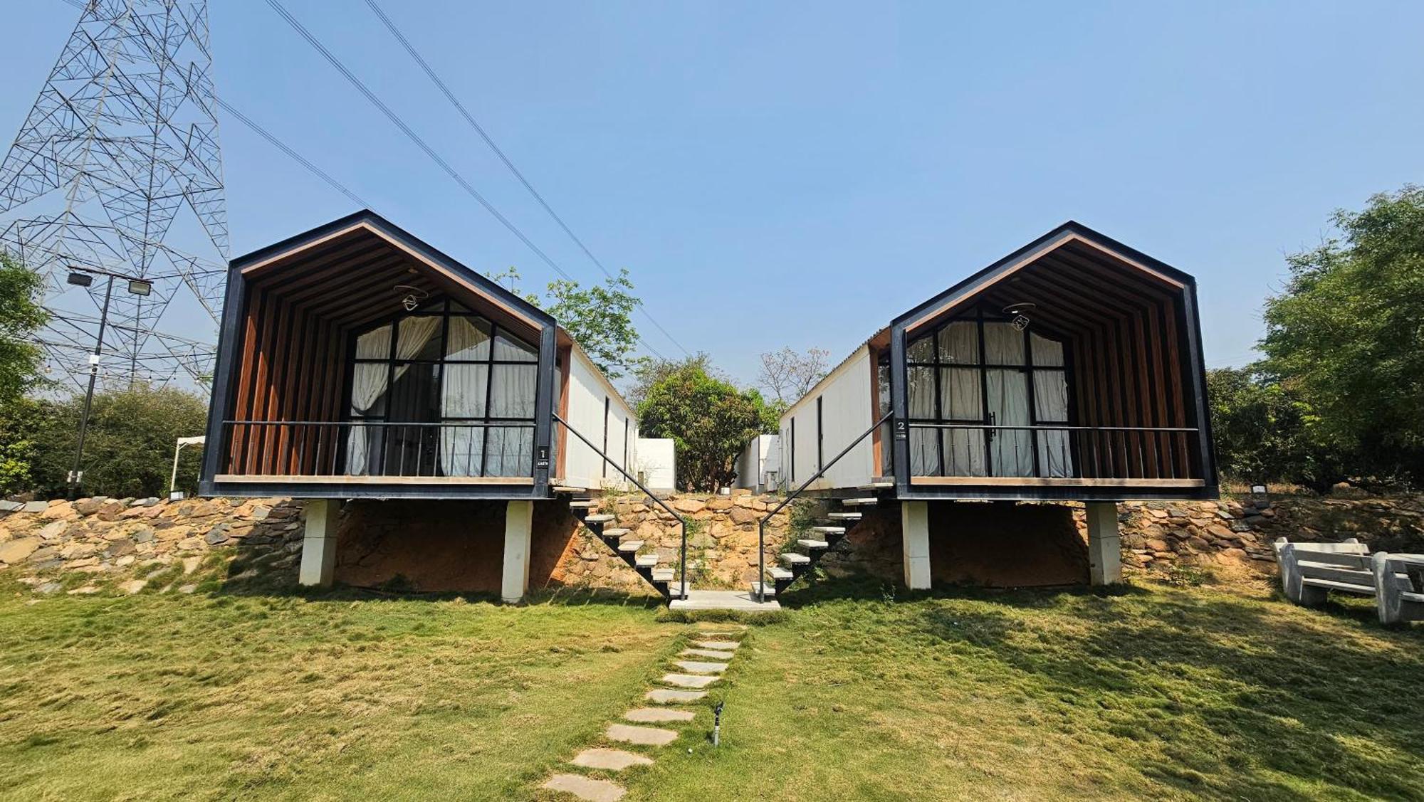 Rāmanagaram Aura Farms - Private Pool Cottages מראה חיצוני תמונה