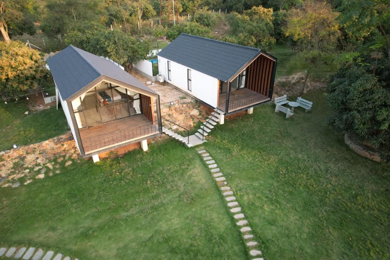 Rāmanagaram Aura Farms - Private Pool Cottages מראה חיצוני תמונה